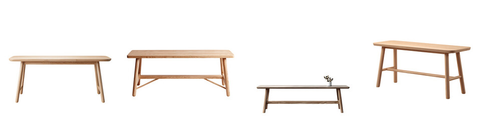Wooden Bench Collection: Simple and Minimalist Furniture