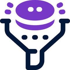 filter duotone icon. Sleek and modern vector icon for websites, mobile apps, marketing materials, and corporate design. Fully scalable and ready to use.