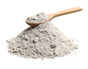 crushed stone isolated on white