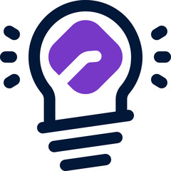 idea duotone icon. Sleek and modern vector icon for websites, mobile apps, marketing materials, and corporate design. Fully scalable and ready to use.