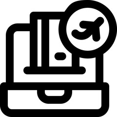 online payment line icon. Clean and minimalist vector icon for websites, mobile apps, presentations, and logos. Fully scalable and customizable for any project.