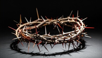Fototapeta premium Crown of Thorns Symbol of Sacrifice and Redemption