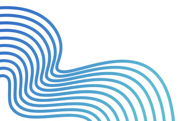 Gradient Wavy Line Abstract Background Design, Colored Curved Wave Pattern for Modern Decoration