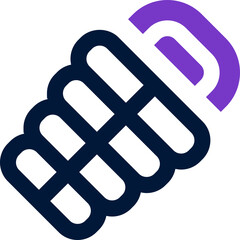 sleeping bag duotone icon. Sleek and modern vector icon for websites, mobile apps, marketing materials, and corporate design. Fully scalable and ready to use.