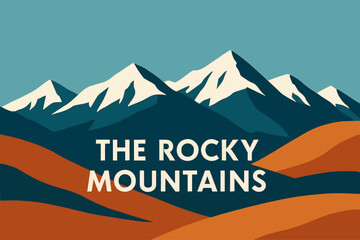 Snow-Capped Rocky Mountains