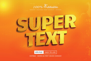 Super editable text effect