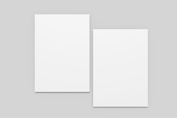 Minimal Vertical Flyer Mockup, Flat Design Showcase
