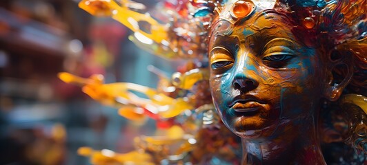 Tiny figures from life garuda,generative AI