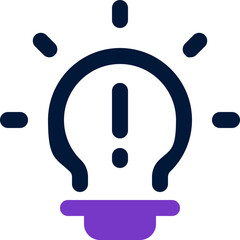 Obraz premium idea duotone icon. Sleek and modern vector icon for websites, mobile apps, marketing materials, and corporate design. Fully scalable and ready to use.