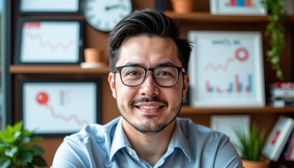Business meeting insights office portrait professional environment close-up confidence boost