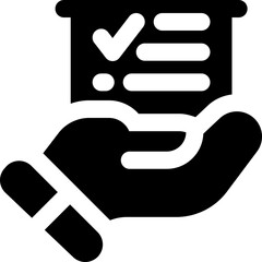 planning glyph icon. Strong and solid vector icon for websites, mobile interfaces, presentations, and visual branding. High quality and easy to edit.