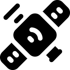 smart watch glyph icon. Strong and solid vector icon for websites, mobile interfaces, presentations, and visual branding. High quality and easy to edit.