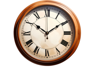 Firefly_Clock Wall PNG – Transparent Household Item