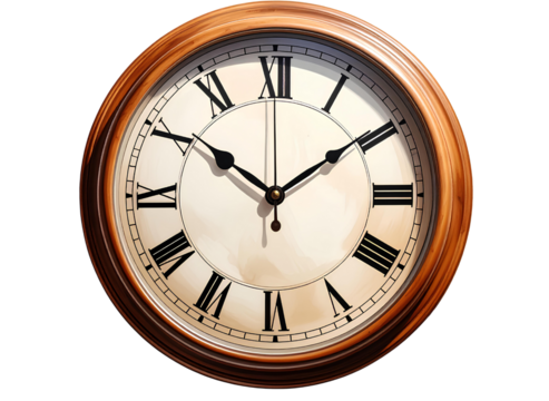 Firefly_Clock Wall PNG – Transparent Household Item