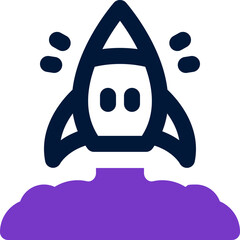 startup duotone icon. Sleek and modern vector icon for websites, mobile apps, marketing materials, and corporate design. Fully scalable and ready to use.