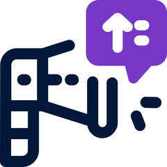 instruction duotone icon. Sleek and modern vector icon for websites, mobile apps, marketing materials, and corporate design. Fully scalable and ready to use.