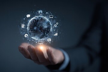 Global Business Technology Handheld Globe.