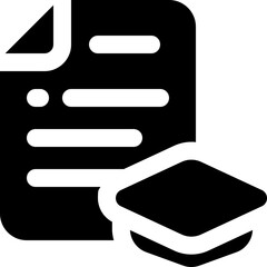 online class glyph icon. Strong and solid vector icon for websites, mobile interfaces, presentations, and visual branding. High quality and easy to edit.