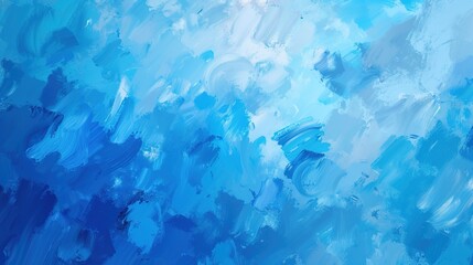 Blue Art Painting Style Background Patterns: Handcrafted Aesthetics for Elevating Digital & Print Designs