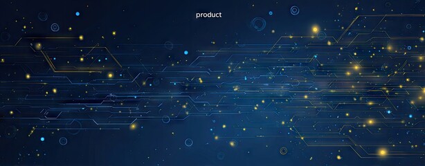 Abstract Digital Network Background.