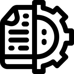 management line icon. Clean and minimalist vector icon for websites, mobile apps, presentations, and logos. Fully scalable and customizable for any project.