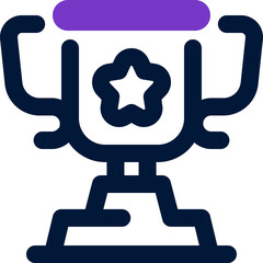 trophy duotone icon. Sleek and modern vector icon for websites, mobile apps, marketing materials, and corporate design. Fully scalable and ready to use.