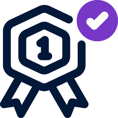 reward points duotone icon. Sleek and modern vector icon for websites, mobile apps, marketing materials, and corporate design. Fully scalable and ready to use.