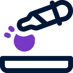 dropper duotone icon. Sleek and modern vector icon for websites, mobile apps, marketing materials, and corporate design. Fully scalable and ready to use.