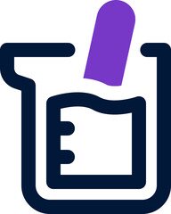 beaker duotone icon. Sleek and modern vector icon for websites, mobile apps, marketing materials, and corporate design. Fully scalable and ready to use.