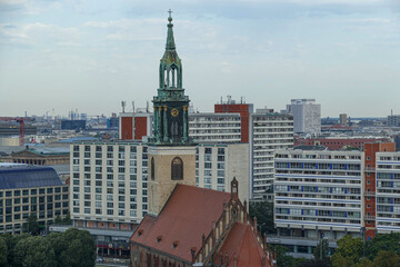 View of the  cityscape in berlin, germany