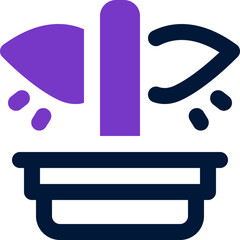 plant duotone icon. Sleek and modern vector icon for websites, mobile apps, marketing materials, and corporate design. Fully scalable and ready to use.