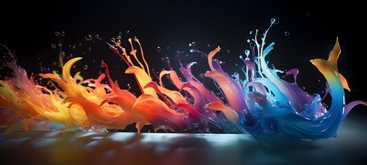 Tiny figures from life Kraken Griffin,generative AI