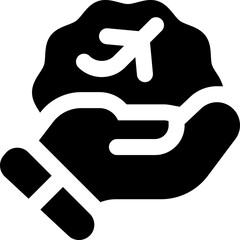 loyalty point glyph icon. Strong and solid vector icon for websites, mobile interfaces, presentations, and visual branding. High quality and easy to edit.