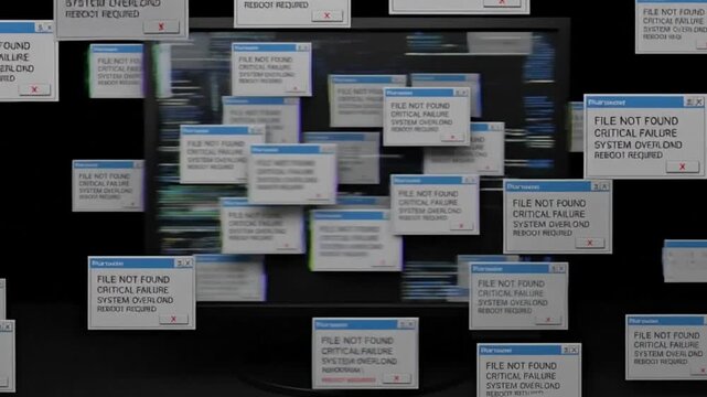 Information Overload System Errors and Digital Clutter on a Computer Screen