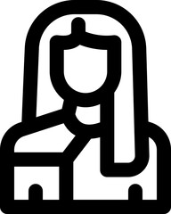 local community line icon. Clean and minimalist vector icon for websites, mobile apps, presentations, and logos. Fully scalable and customizable for any project.