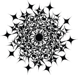 ornamental round lace ornament