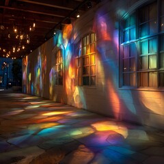 Obraz premium immersive vibrant lighting design high resolution picture