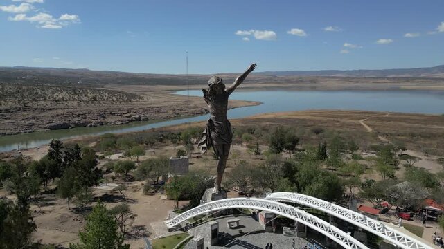 Aerea del Cristo Roto en San Jose de Gracia Aguascalientes