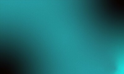 Abstract Teal and Black Gradient Background With Soft Lighting Effect