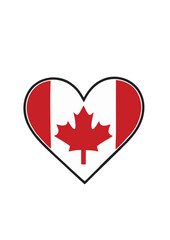 Canadian Heart Flag.ai