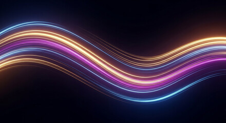 Stylish beautiful wave colorful background 