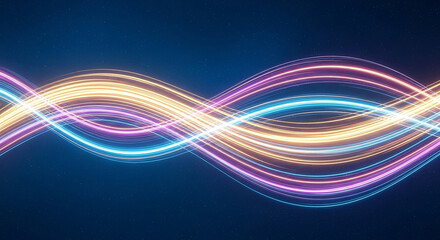 Stylish beautiful wave colorful background 