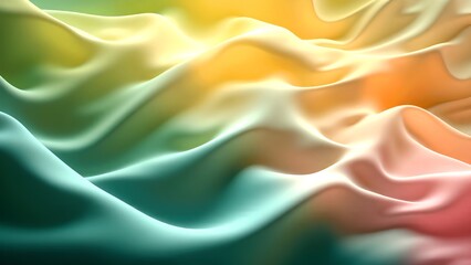 Fototapeta premium abstract background with yellow silk