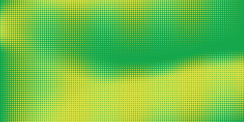 Fototapeta premium Aesthetic Dots halftone yellow green color pattern gradient texture background.Eps 10