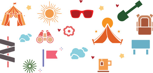 Vector set of isolated transportation vehicle icons, including car, truck, bus, train, taxi, van, ship, cargo, and airplane silhouettes on a gray background