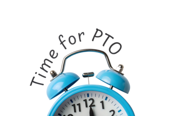 alarm clock with pto time settings