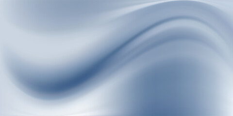 Abstract blue white luxury fabric wave background with copy space. Smooth liquid wave. Elegant shiny silk satin texture. Suit for wallpaper. Eps 10