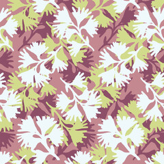 seamless pattern with maple leaves