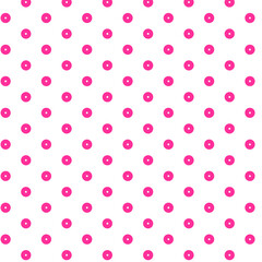Pink rounds on white