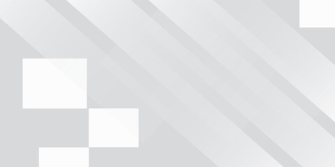 Abstract white and grey geometric background. Vector illustration